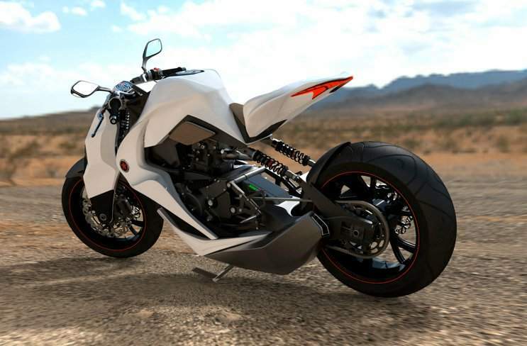 Izh Hybrid Motorcycle Concept  1