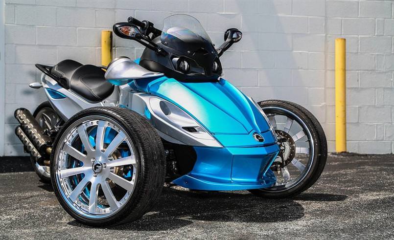 Can Am Spyder with Forgiato Concavos Wheels - 01